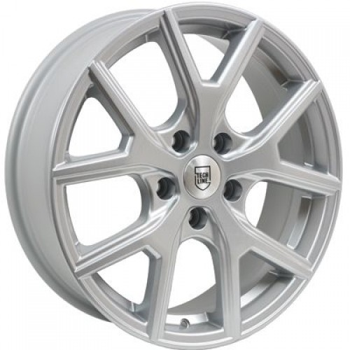 Диск 7.0x17 5x114.30 ET45 D67.10 Tech Line 735 Серебристый