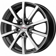 Диск 7.0x17 5x114.30 ET35 D67.10 iFree Big Byz Черный с полированной лицевой поверхностью
