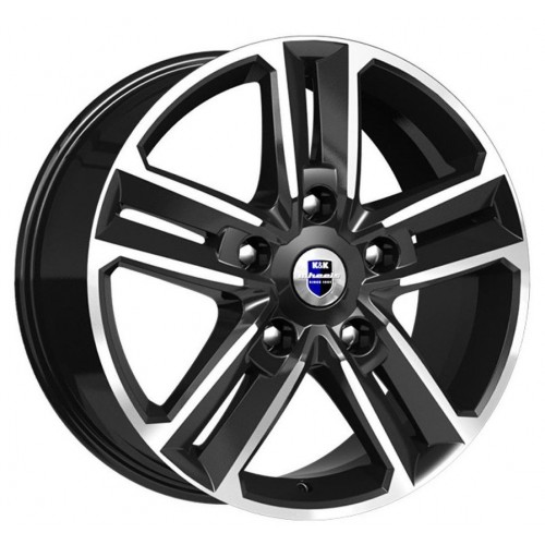 Диск 8x18 5x114,3 ET45 D67.1 КиК Backfire (КС763) Алмаз черный