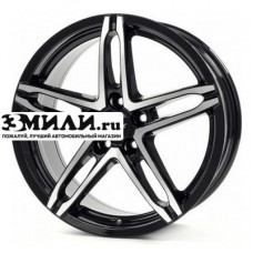 Диск 8x19 5x112 ET20 D66.5 Alutec Ikenu Diamant black front polished