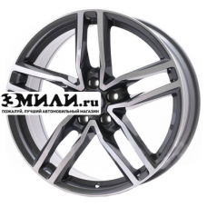 Диск 6.5x16 4x100 ET46 D54.1 Alutec Ikenu Graphite Front Polished