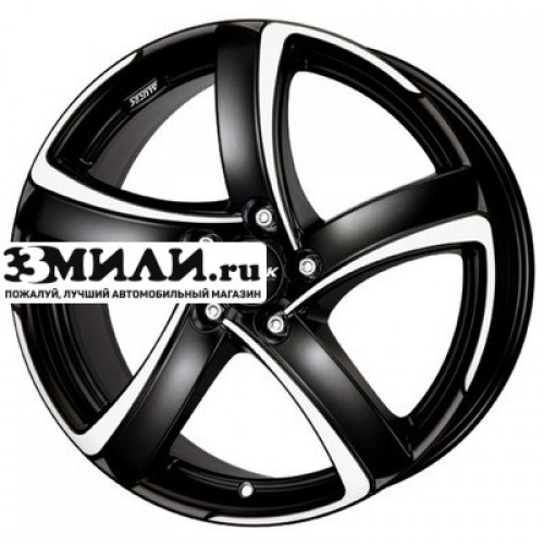 Диск 7.5x17 5x100 ET35 D63.3 Alutec Shark Racing black front polished