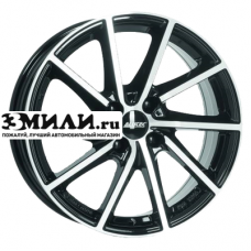 Диск 6.5x16 5x112 ET46 D57.1 Alutec Singa Diamant black front polished