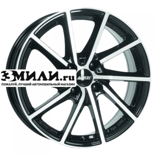Диск 6.5x16 5x112 ET46 D57.1 Alutec Singa Diamant black front polished