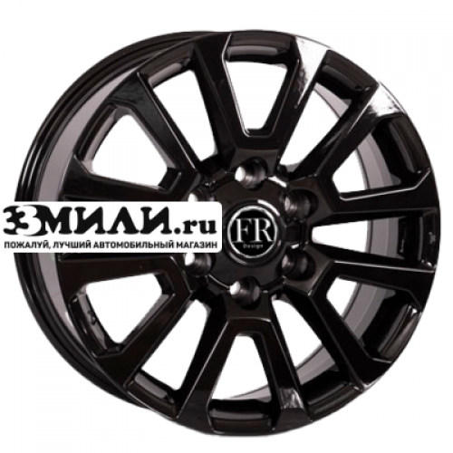 Диск 7.5x18 6x139.7 ET25 D106.2 FR replica TY182 (TY5040) Black