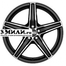 Диск 7x17 5x112 ET35 D75 Fondmetal 8100 Gloss Black Machined