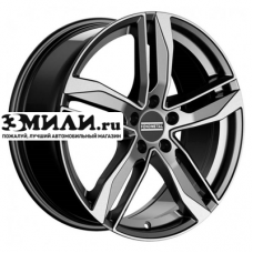 Диск 8x18 5x112 ET40 D66.5 Fondmetal Hexis Gloss Black Machined