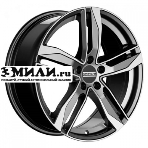 Диск 8x18 5x112 ET40 D66.5 Fondmetal Hexis Gloss Black Machined