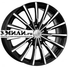 Диск 5.5x14 4x100 ET39 D67.1 K&K Акцент (КС641) Алмаз черный