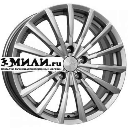 Диск 7x17 5x114.3 ET60 D67.1 K&K Акцент (КС562) Блэк платинум