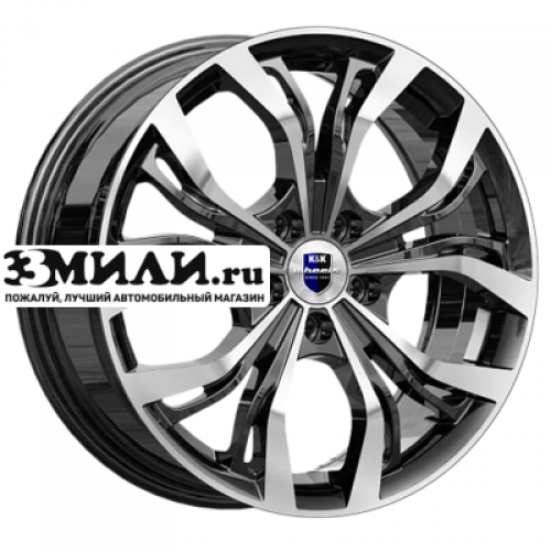Диск 7x17 5x108 ET45 D60.1 K&K Аламида-оригинал (КС705М) Алмаз черный