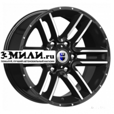 Диск 8x17 6x139.7 ET0 D106.1 K&K Алгама (КС762) Алмаз черный
