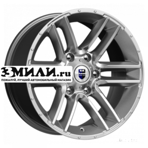 Диск 8x17 6x139.7 ET0 D106.1 K&K Алгама (КС762) Дарк платинум