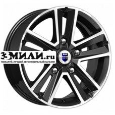 Диск 6.5x16 5x139.7 ET40 D98 K&K Арена (КС864) Алмаз черный SK