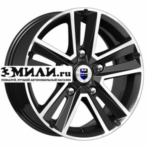 Диск 6.5x16 5x139.7 ET40 D98 K&K Арена (КС864) Алмаз черный SK