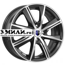 Диск 6x15 4x100 ET40 D60.1 K&K Арнар-оригинал (КС890) Алмаз черный SK
