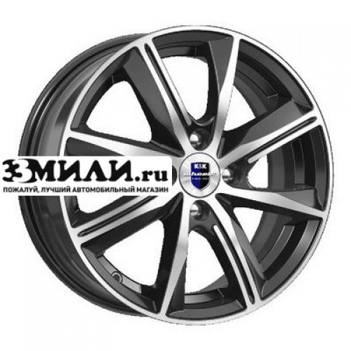 Диск 7x17 5x114.3 ET45 D67.1 K&K Арнар (КС896) Алмаз черный