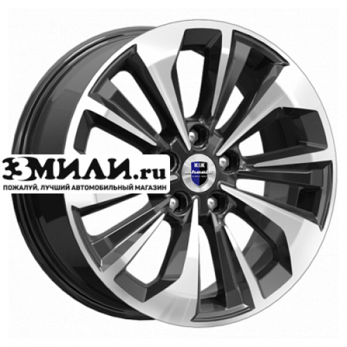 Диск 7x17 5x114.3 ET40 D67.1 K&K Авиор (КС936) Алмаз черный