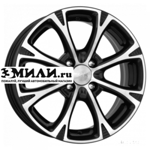 Диск 6x15 4x108 ET23 D65.1 K&K Блюз-оригинал (КС606) Алмаз черный