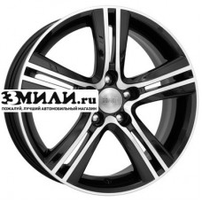 Диск 6.5x16 5x114.3 ET43 D67.1 K&K Борелли-оригинал (КС613) Алмаз черный