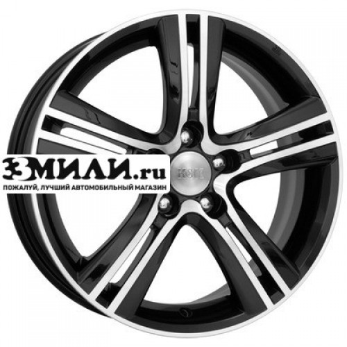 Диск 6.5x16 5x114.3 ET43 D67.1 K&K Борелли-оригинал (КС613) Алмаз черный