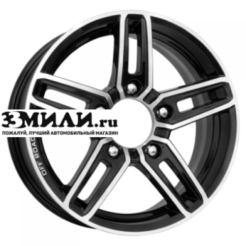 Диск 6.5x16 5x139.7 ET40 D98 K&K Дон (КС588) Алмаз черный