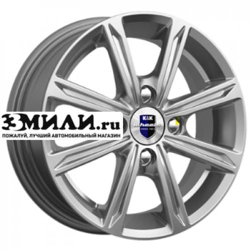 Диск 5x14 4x100 ET49 D54.1 K&K Флэш-оригинал (КС698) Дарк платинум