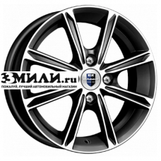Диск 5x14 4x100 ET35 D67.1 K&K Флэш (КС698) Алмаз черный