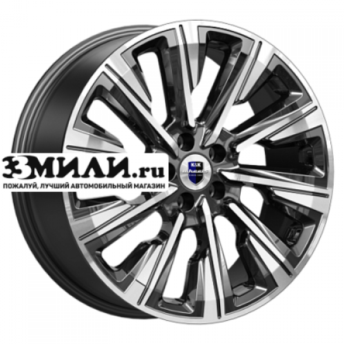 Диск 7.5x19 5x108 ET33 D67.1 K&K Галего (КС1039) Алмаз черный