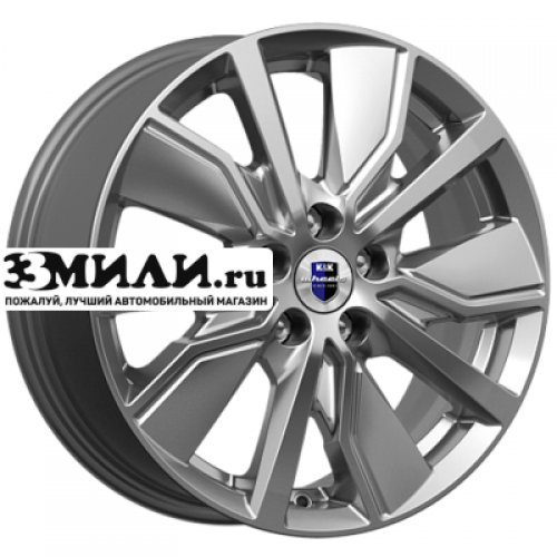 Диск 6.5x16 5x100 ET38 D57.1 K&K Гамбит (КС961) Дарк платинум