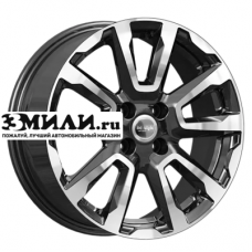 Диск 6.5x16 4x100 ET46 D54.1 K&K КС1026 Алмаз черный
