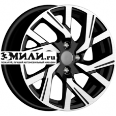 Диск 6x15 4x100 ET37 D60.1 K&K КС1030 Алмаз черный
