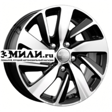 Диск 6.5x16 5x112 ET46 D57.1 K&K КС741 Алмаз черный