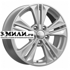 Диск 6x16 5x112 ET48 D57.1 K&K КС778 Сильвер