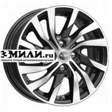 Диск 6x15 4x100 ET40 D60.1 K&K КС882 Алмаз черный