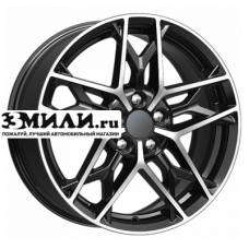 Диск 7.5x17 5x114.3 ET45 D60.1 K&K КС894 Алмаз черный