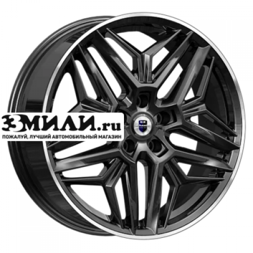 Диск 7x19 5x108 ET45 D67.1 K&K Колумб (КС1038) Алмаз черный