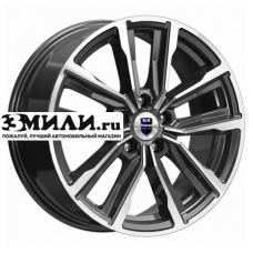 Диск 7.5x17 5x110 ET38 D67.1 K&K Лацио (КС964) Алмаз черный