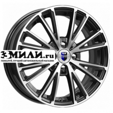Диск 6x16 4x100 ET40 D67.1 K&K Меандр (КС879) Алмаз черный SK