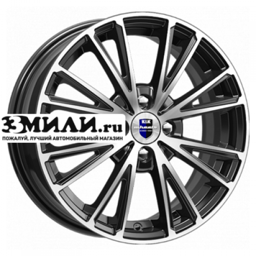 Диск 6x15 4x100 ET50 D60.1 K&K Меандр-оригинал (КС888) Алмаз черный SK