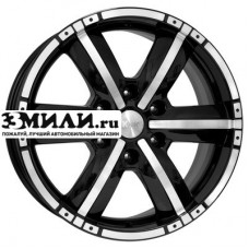 Диск 8x18 6x139.7 ET25 D106.1 K&K Окинава (КС469) Алмаз черный