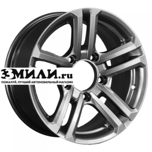 Диск 7x16 5x139.7 ET30 D98 K&K Палладика (КС591М) Дарк платинум