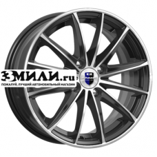 Диск 6x15 4x100 ET40 D60.1 K&K Пойнт Бланк-оригинал (KC884) Алмаз черный SK