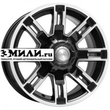 Диск 7.5x16 6x139.7 ET5 D111.6 K&K Полюс (КС609M) Алмаз черный