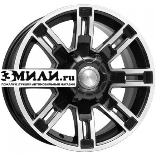 Диск 7.5x16 6x139.7 ET5 D111.6 K&K Полюс (КС609M) Алмаз черный