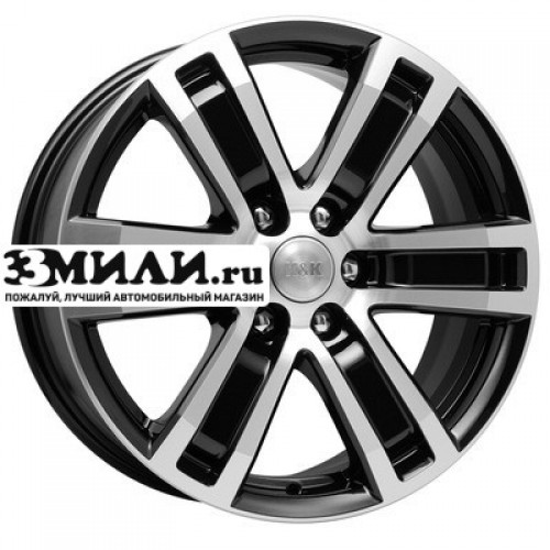 Диск 7.5x17 6x114.3 ET39 D67.1 K&K R-7 Рольф (КС457) Алмаз черный