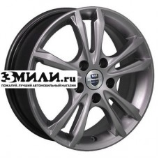 Диск 6x16 4x100 ET40 D67.1 K&K Samara (КС866) Дарк платинум