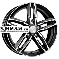 Диск 6x16 5x110 ET45 D63.35 K&K Sayan (КС731M) Алмаз черный