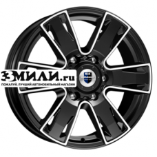 Диск 7x17 6x139.7 ET38 D67.1 K&K Севенна (КС726) Алмаз черный