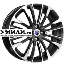 Диск 6.5x17 4x98 ET35 D58.5 K&K Сильверстоун-оригинал (КС770) Алмаз черный SK